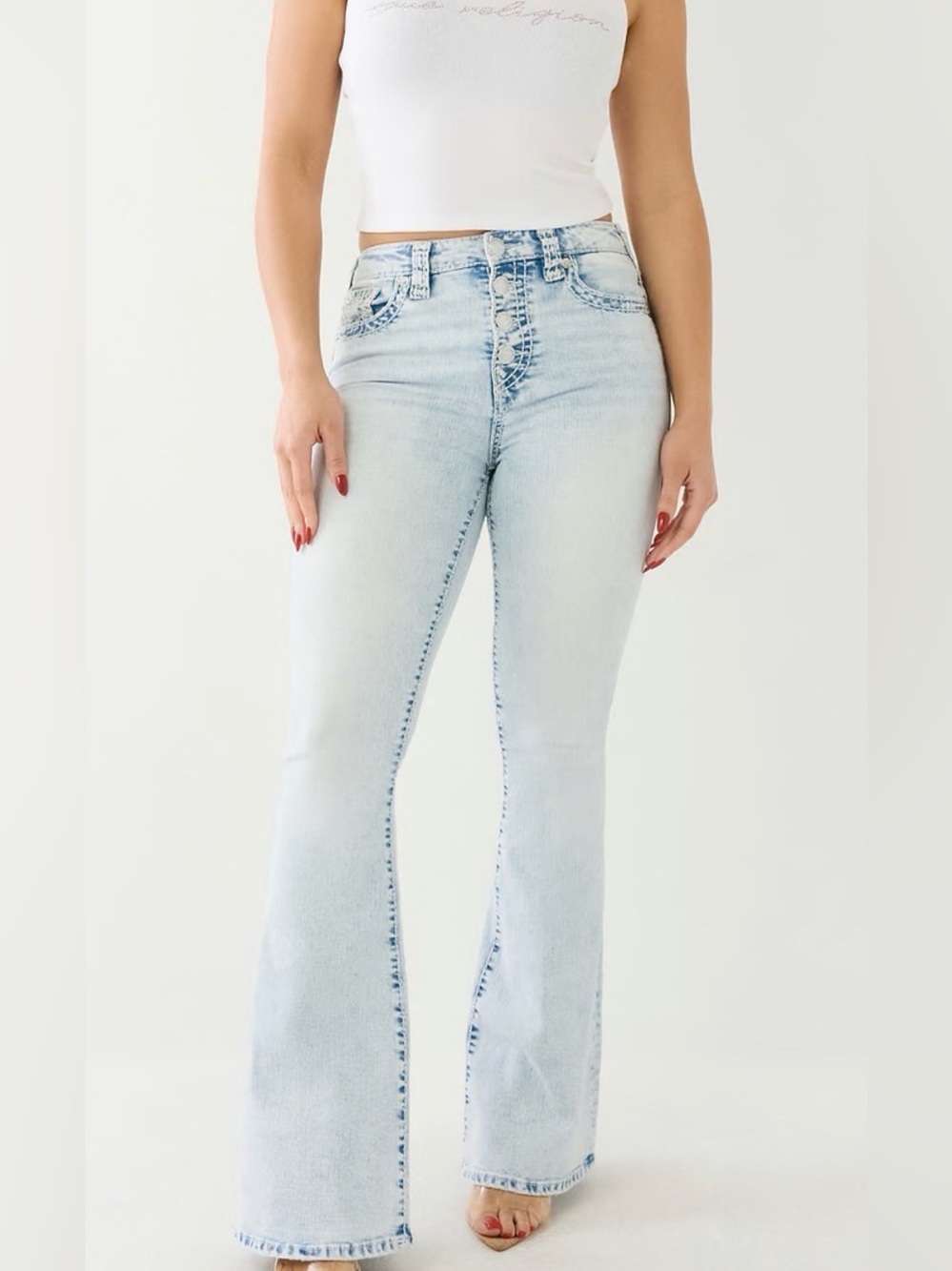 🌸TRUE RELIGION CHARLIE HIGH RISE VINTAGE FLARE SIZE 28🌸